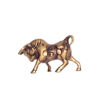 Brass Kamdhenu Cow Sculpture 2