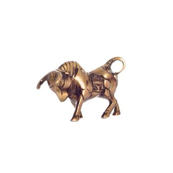 Brass Kamdhenu Cow Sculpture 3