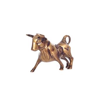 Brass Kamdhenu Cow Sculpture 2