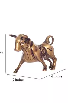 Brass Kamdhenu Cow Sculpture