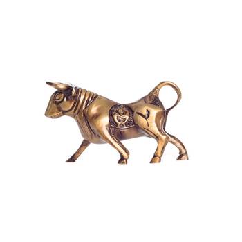 Brass Kamdhenu Cow Sculpture 4
