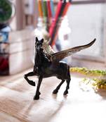 Brass Antique Finish Flying Angel Horse