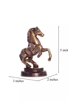 Brass Horse Tableware Antique Showpiece
