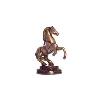 Brass Horse Tableware Antique Showpiece 4