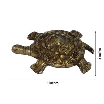 Brass Fend-Shui Tortoise 2