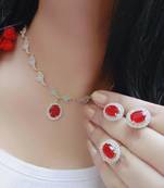 Red Diamond Jewellery Combo