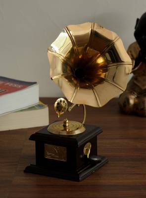 Brass Antique Music Decorative Canon Showpiece 2