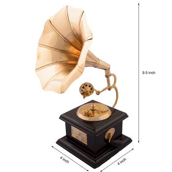 Brass Antique Music Decorative Canon Showpiece 3
