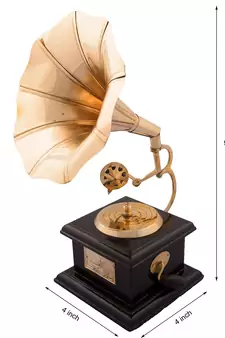 Brass Antique Music Decorative Canon Showpiece