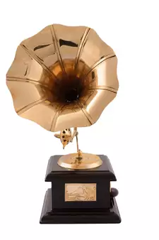 Brass Antique Music Decorative Canon Showpiece