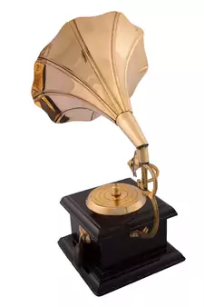 Brass Antique Music Decorative Canon Showpiece