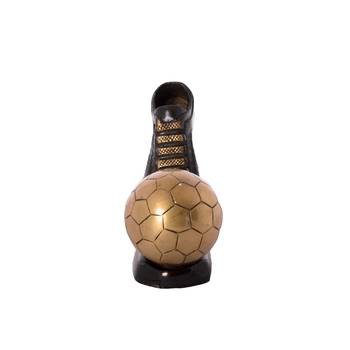 Decorative Soccer Ball and Shoe Brass Tableware 5