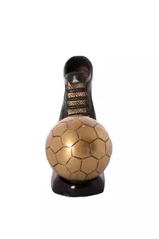 Decorative Soccer Ball and Shoe Brass Tableware