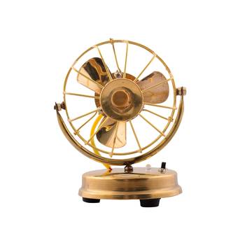 Brass Antique Table Fan Showpiece 1