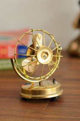 Brass Antique Table Fan Showpiece 2