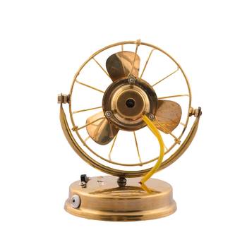 Brass Antique Table Fan Showpiece 4