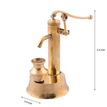 Brass Antique Hand Pump Showpiece 3