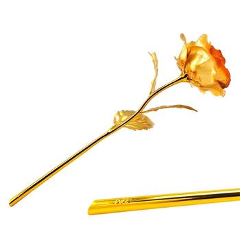 24K Gold Rose with Gift Box and Carry Bag 1