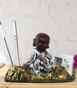 Pen And Visiting Card Holder Decorative Showpiece