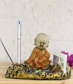 Pen And Visiting Card Holder Decorative Showpiece