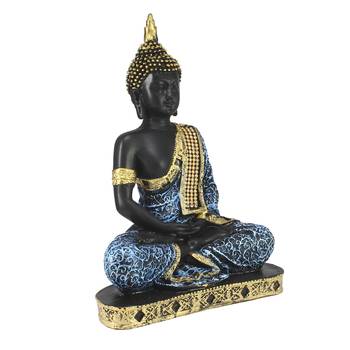 e craft india buddha showpiece blue 24cm 4