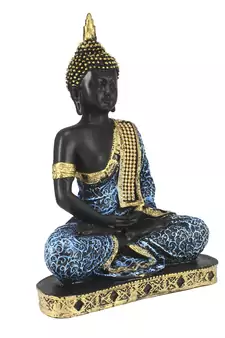 e craft india buddha showpiece blue 24cm