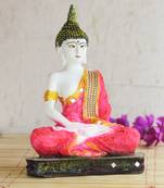 Multicolor Buddha Statue Showpiece