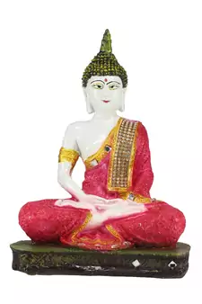 Multicolor Buddha Statue Showpiece