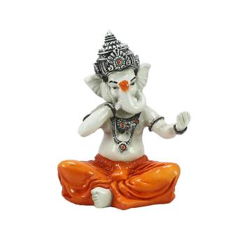Lord Ganesha Singing Song Decorative Showpiece 2