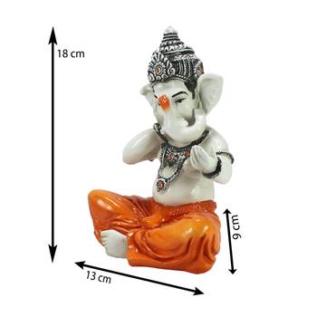 Lord Ganesha Singing Song Decorative Showpiece 3
