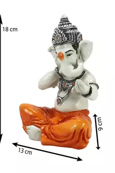 Lord Ganesha Singing Song Decorative Showpiece
