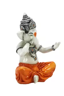 Lord Ganesha Singing Song Decorative Showpiece