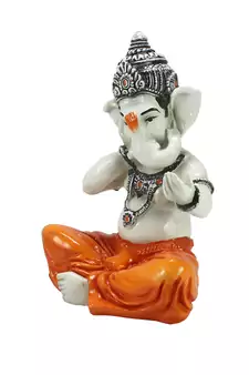 Lord Ganesha Singing Song Decorative Showpiece