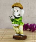 Lord Ganesha playing instument Decorative Showpiece