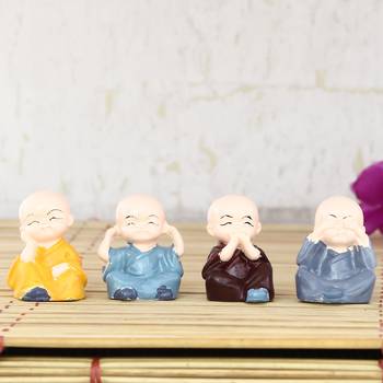 Set of 4 Monk Child Buddhas 1