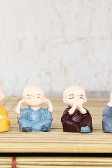 Set of 4 Monk Child Buddhas