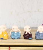 Set of 4 Monk Child Buddhas