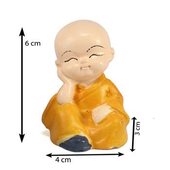 Set of 4 Monk Child Buddhas 4