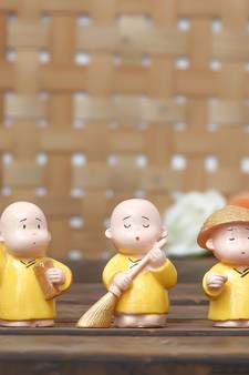 Set Of 3 Monk Babies In Different Avatars