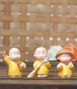 Set Of 3 Monk Babies In Different Avatars