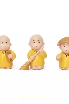 Set Of 3 Monk Babies In Different Avatars