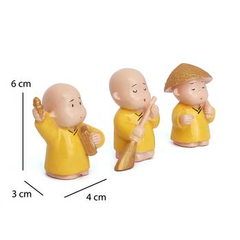 Set Of 3 Monk Babies In Different Avatars 3