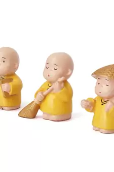 Set Of 3 Monk Babies In Different Avatars