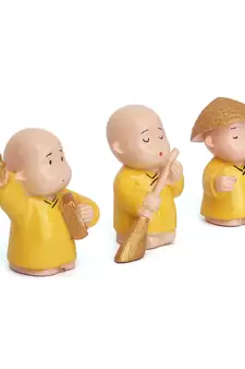 Set Of 3 Monk Babies In Different Avatars