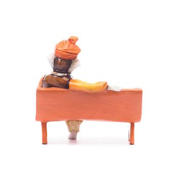 ecraftindia decorative ganesha idol - sitting pose, home decor, 6 x 5 x 7 inches 5