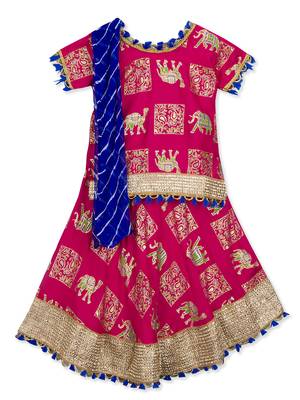 Camel Print Lehenga Choli 1