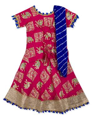 Camel Print Lehenga Choli 2