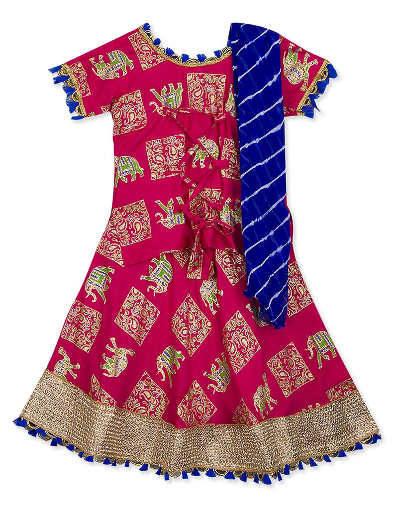 Camel Print Lehenga Choli