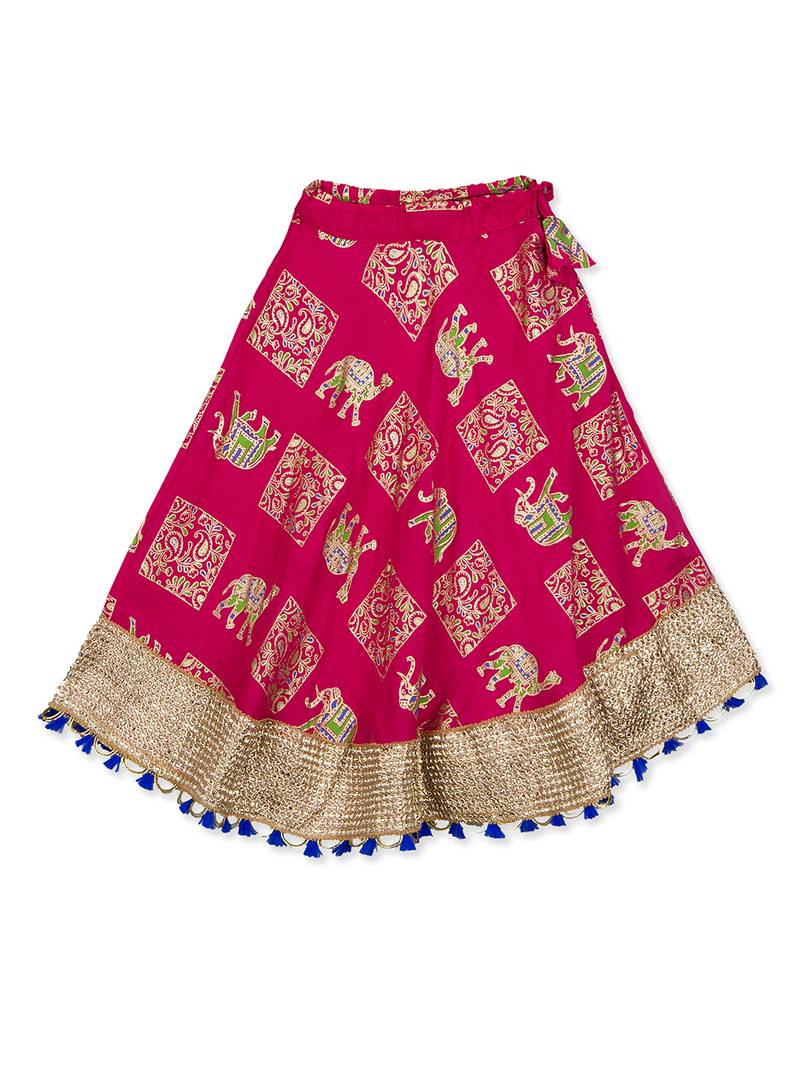 Camel Print Lehenga Choli