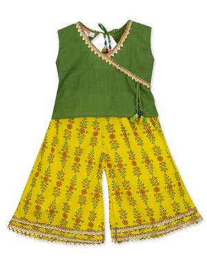 Anghrakha Style Short Top With Plazzo 1